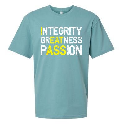 Integrity Greatness Passion Sueded Cloud Jersey T-Shirt