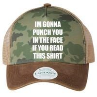 I'm Gonna Punch You In The Face If You Read This Tee Legacy Tie Dye Trucker Hat