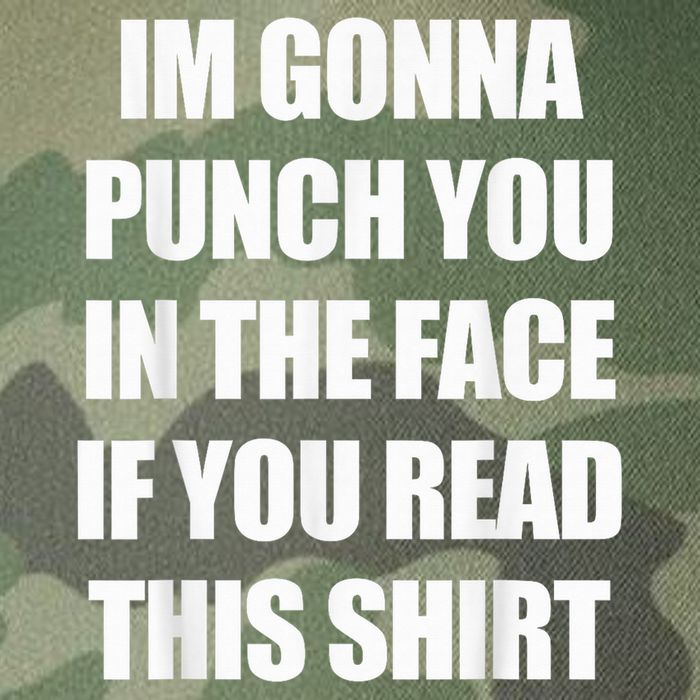 I'm Gonna Punch You In The Face If You Read This Tee Legacy Tie Dye Trucker Hat