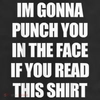 I'm Gonna Punch You In The Face If You Read This Tee Beanie