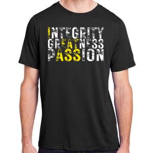 Integrity Greatness Passion Adult ChromaSoft Performance T-Shirt