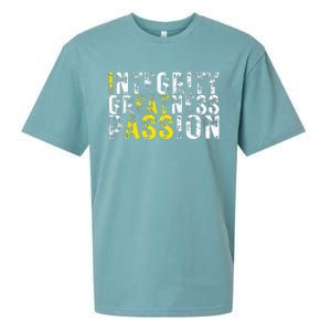 Integrity Greatness Passion Sueded Cloud Jersey T-Shirt