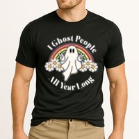 I Ghost People All Year Long Halloween Rainbow Cooling Performance Crew T-Shirt