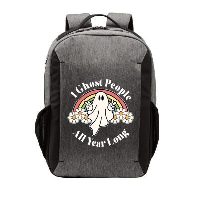 I Ghost People All Year Long Halloween Rainbow Vector Backpack