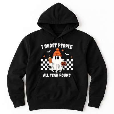 I Ghost People All Year Round Halloween Funny Hoodie