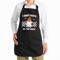 I Ghost People All Year Round Halloween Funny Apron