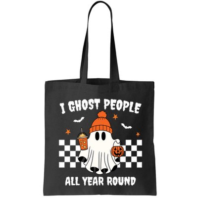 I Ghost People All Year Round Halloween Funny Bag