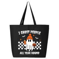 I Ghost People All Year Round Halloween Funny 25L Jumbo Tote