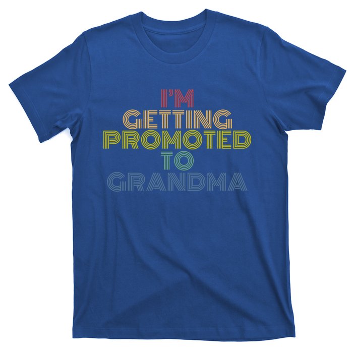 Im Getting Promoted To Grandma Retro 70S Vintage Gift T-Shirt