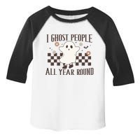 I Ghost People All Year Round Halloween Ghost Spooky VibesGift Toddler Fine Jersey T-Shirt