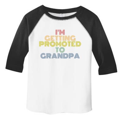 Im Getting Promoted To Grandpa Retro 70S Vintage Meaningful Gift Toddler Fine Jersey T-Shirt