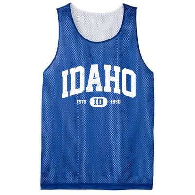 Idaho Gift Retro Vintage Idaho Gift Funny Gift Mesh Reversible Basketball Jersey Tank