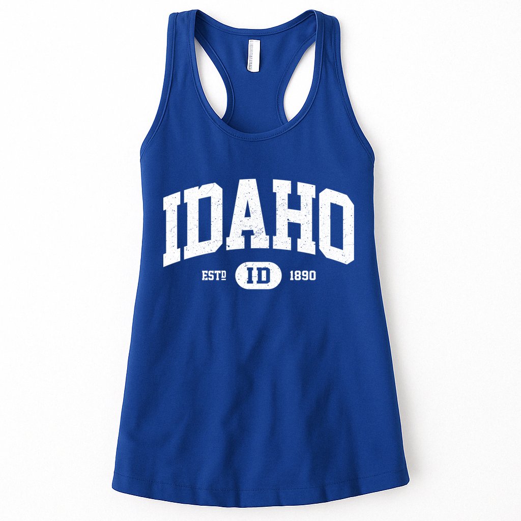 Idaho Gift Retro Vintage Idaho Gift Funny Gift Womens Tank Top