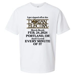 I Got Ripped Off At The Dorian Electra Booth Feb 24 2024 Portland Sueded Cloud Jersey T-Shirt