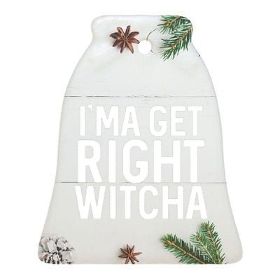 I'ma Get Right Witcha Migos Rapper Trending Gift Lover Ceramic Bell Ornament