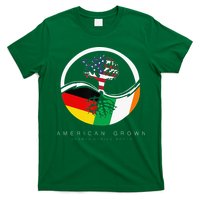 Irish German Roots American Grown With Flag T-Shirt