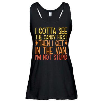 I Gotta See The Candy First Then I Get In The Van Stupid Ladies Essential Flowy Tank