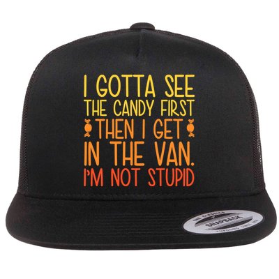 I Gotta See The Candy First Then I Get In The Van Stupid Flatbill Hat