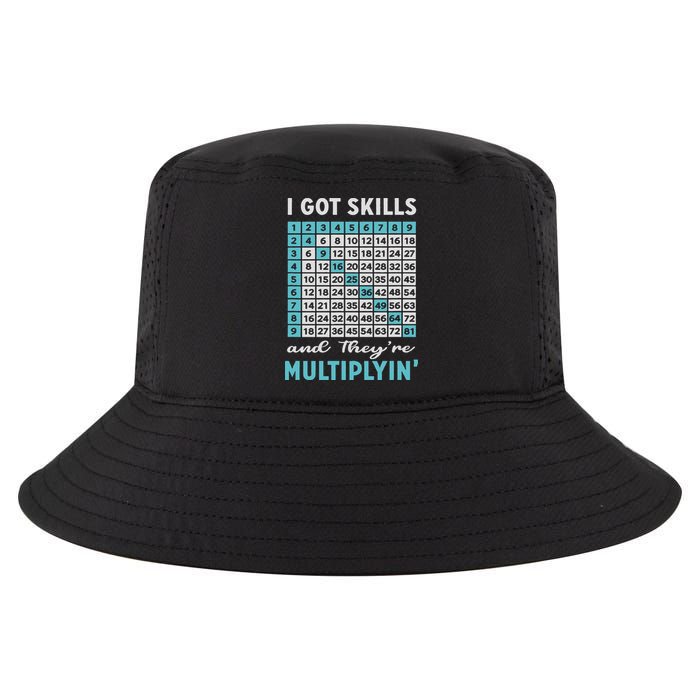 I Got Skills And They're Multiplying Cool Comfort Performance Bucket Hat