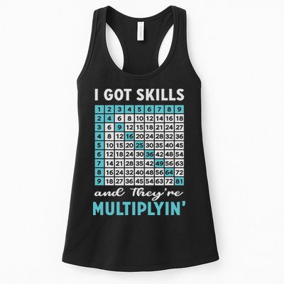 I Got Skills And They're Multiplying Womens Tank Top