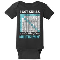 I Got Skills And They're Multiplying Baby Bodysuit