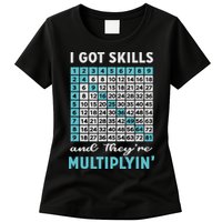 I Got Skills And They're Multiplying Womens T-Shirt
