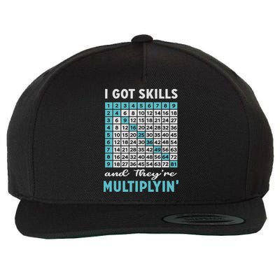 I Got Skills And They're Multiplying Wool Snapback Cap