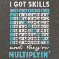 I Got Skills And They're Multiplying Cotton Canvas Backpack