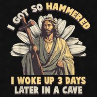 I Got So Hammered I Woke Up 3 Days Later In A Cave Religious Ladies PosiCharge Tri-Blend Wicking Tank