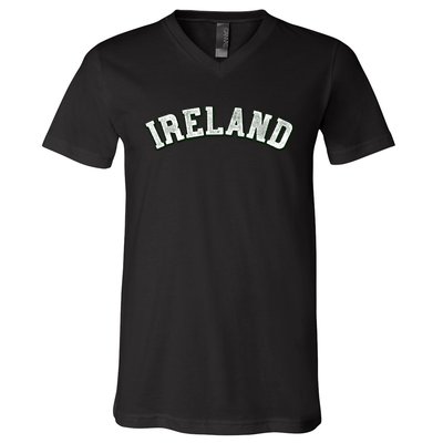 Ireland Grunge Style St Paddy's Irish V-Neck T-Shirt