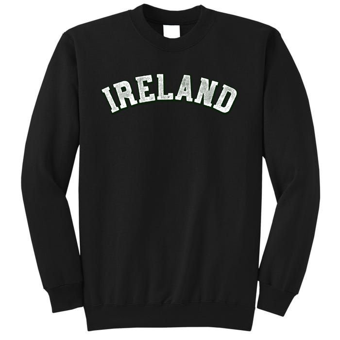 Ireland Grunge Style St Paddy's Irish Tall Sweatshirt