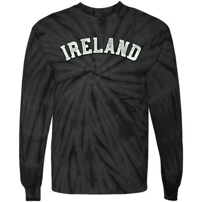 Ireland Grunge Style St Paddy's Irish Tie-Dye Long Sleeve Shirt