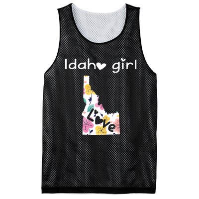 Idaho Girl Shirts I Love Idaho Home Gift Mesh Reversible Basketball Jersey Tank