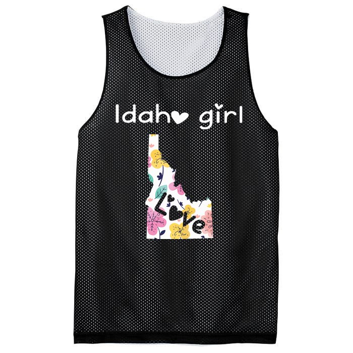 Idaho Girl Shirts I Love Idaho Home Gift Mesh Reversible Basketball Jersey Tank