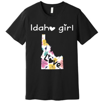 Idaho Girl Shirts I Love Idaho Home Gift Premium T-Shirt