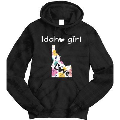 Idaho Girl Shirts I Love Idaho Home Gift Tie Dye Hoodie