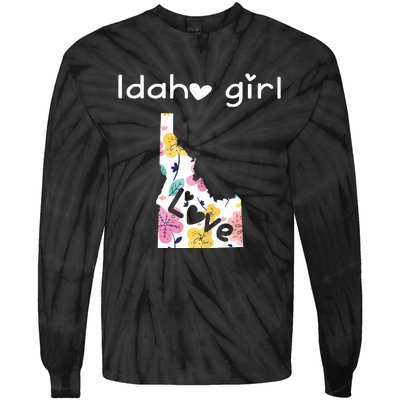 Idaho Girl Shirts I Love Idaho Home Gift Tie-Dye Long Sleeve Shirt