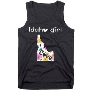 Idaho Girl Shirts I Love Idaho Home Gift Tank Top