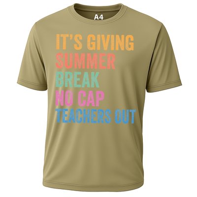 Its Giving Summer Break No Cap Funny Teacher Last Day Performance Shirt
