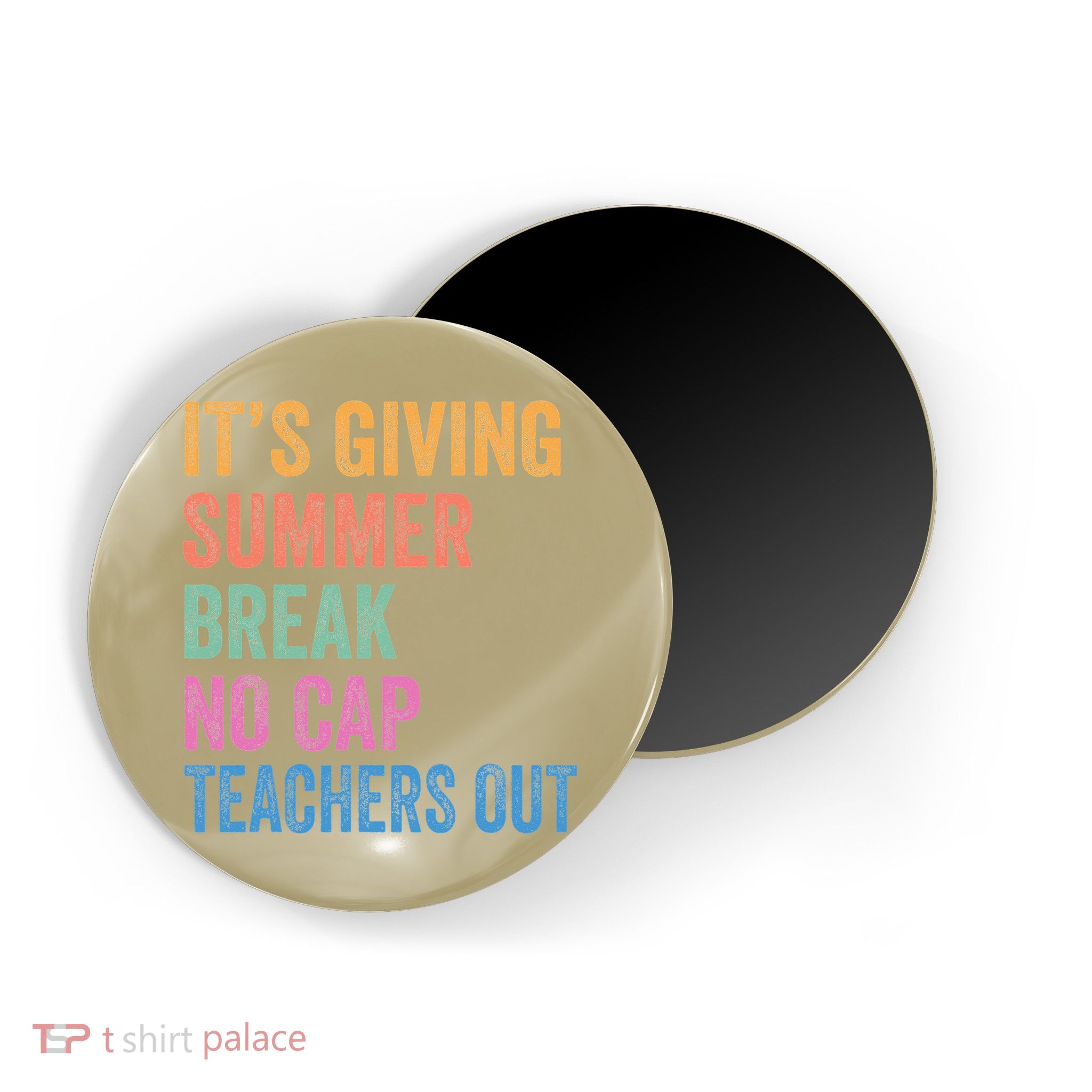 Its Giving Summer Break No Cap Funny Teacher Last Day Magnet