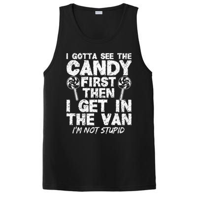 I Gotta See The Candy First IM Not Stupid Creepy Adult PosiCharge Competitor Tank