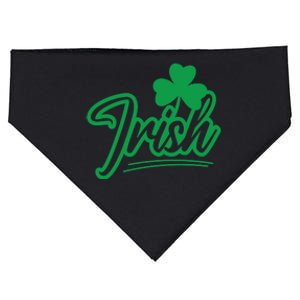 Irish Green Shamrock St Patricks Day USA-Made Doggie Bandana