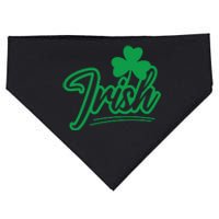 Irish Green Shamrock St Patricks Day USA-Made Doggie Bandana