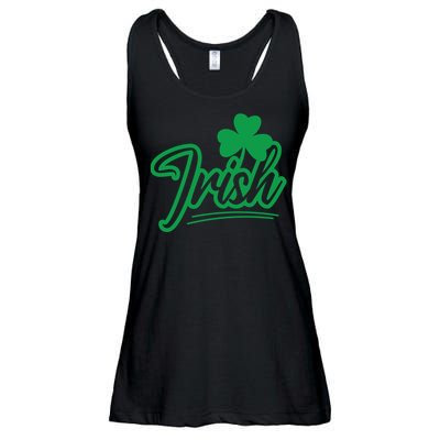 Irish Green Shamrock St Patricks Day Ladies Essential Flowy Tank