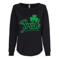 Irish Green Shamrock St Patricks Day Womens California Wash Sweatshirt