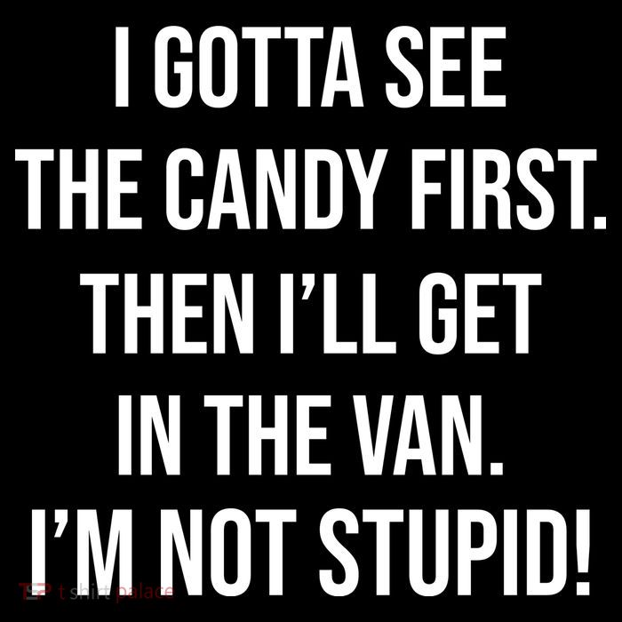 I Gotta See The Candy First Then I'll Get In The Van Funny Hoodie