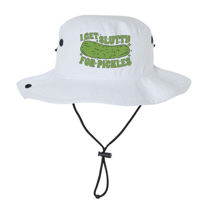 I Get Slutty For Pickles Funny Who Loves Pickles Apaprel Legacy Cool Fit Booney Bucket Hat