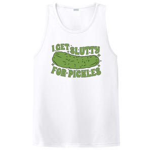 I Get Slutty For Pickles Funny Who Loves Pickles Apaprel PosiCharge Competitor Tank