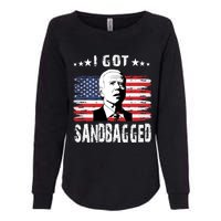 I Got Sandbagged Joe Biden Funny Quote Womens California Wash Sweatshirt