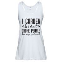 I Garden So I DonT Choke People Save A Life Send Mulch Gardening Gift Ladies Essential Flowy Tank